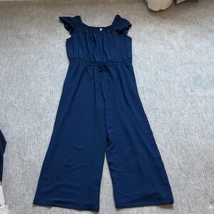 Navy Blue Women's Jumpsuit